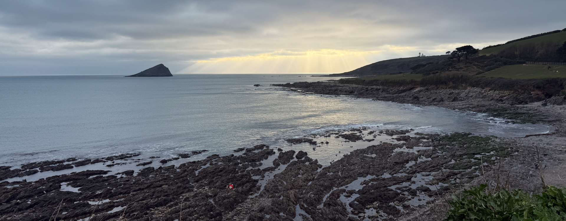 A landscape image of Wembury Beach 