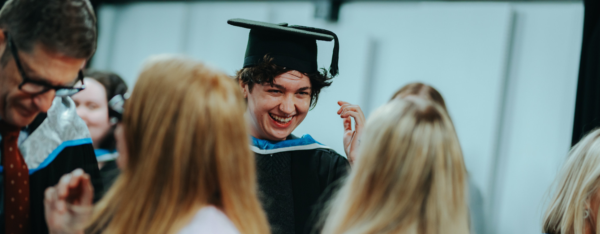 A person celebrating graduation 