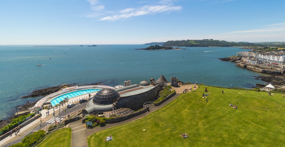 Plymouth Hoe view over Tinside and Sound 970 x 500